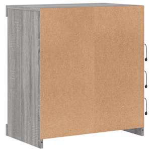Příborník s LED osvětlením šedý sonoma 60,5 x 37 x 67 cm - obrázek 8