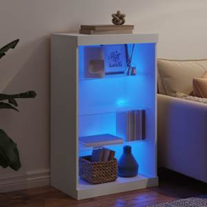 Příborník s LED osvětlením bílý 60,5 x 37 x 100 cm - obrázek 4