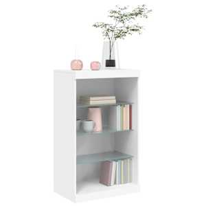 Příborník s LED osvětlením bílý 60,5 x 37 x 100 cm - obrázek 5