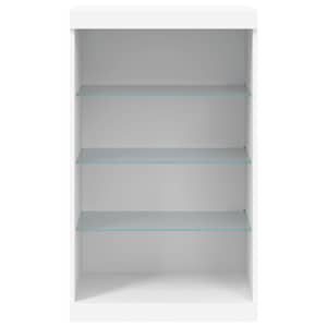 Příborník s LED osvětlením bílý 60,5 x 37 x 100 cm - obrázek 6