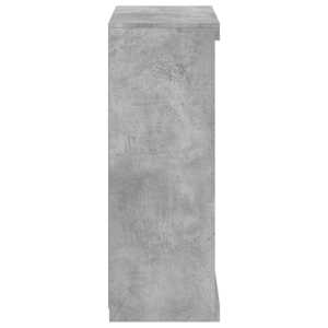 Příborník s LED osvětlením betonově šedý 60,5 x 37 x 100 cm - obrázek 7