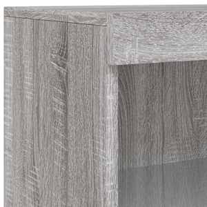 Příborník s LED osvětlením šedý sonoma 60,5 x 37 x 100 cm - obrázek 9