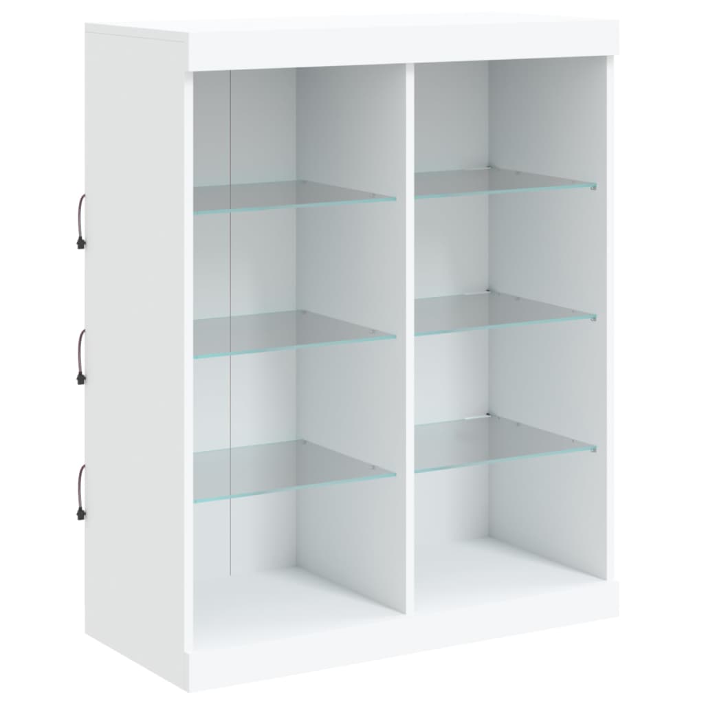 Thumbnail - vidaXL Sideboard mit LED-Leuchten Weiß 81x37x100 cm