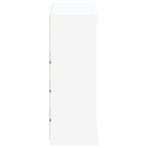 Příborník s LED osvětlením bílý 81 x 37 x 100 cm - obrázek 7