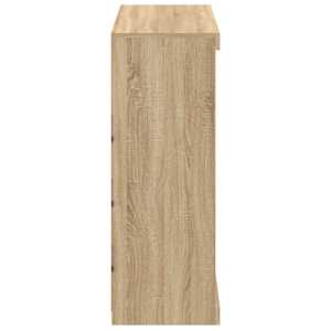Příborník s LED osvětlením dub sonoma 81 x 37 x 100 cm - obrázek 7