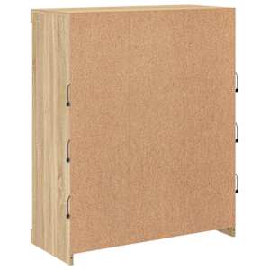 Příborník s LED osvětlením dub sonoma 81 x 37 x 100 cm - obrázek 8