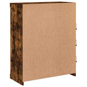 Příborník s LED osvětlením kouřový dub 81 x 37 x 100 cm - obrázek 8