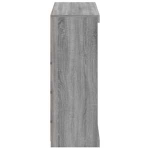 Příborník s LED osvětlením šedý sonoma 81 x 37 x 100 cm - obrázek 7
