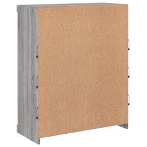 Příborník s LED osvětlením šedý sonoma 81 x 37 x 100 cm - obrázek 8