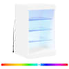 vidaXL puhvetkapp LED-tuledega, valge, 41 x 37 x 67 cm