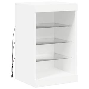 Příborník s LED osvětlením bílý 41 x 37 x 67 cm - obrázek 3