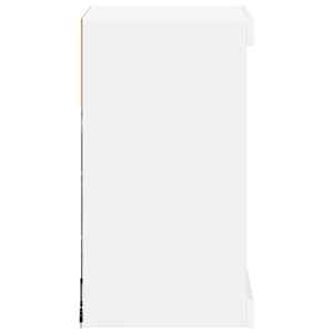 Příborník s LED osvětlením bílý 41 x 37 x 67 cm - obrázek 7