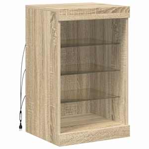 Příborník s LED osvětlením dub sonoma 41 x 37 x 67 cm - obrázek 3