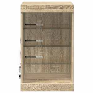 Příborník s LED osvětlením dub sonoma 41 x 37 x 67 cm - obrázek 6