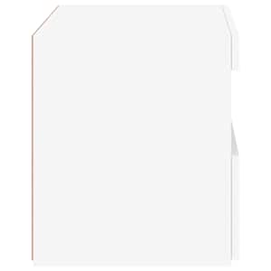 Noční stolek s LED osvětlením bílý 50 x 40 x 45 cm - obrázek 9