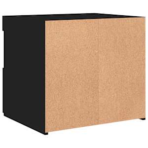 Noční stolek s LED osvětlením černý 50 x 40 x 45 cm - obrázek 10