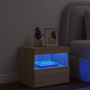 Noční stolek s LED osvětlením dub sonoma 50 x 40 x 45 cm - obrázek 4