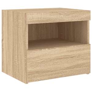 Noční stolek s LED osvětlením dub sonoma 50 x 40 x 45 cm - obrázek 6