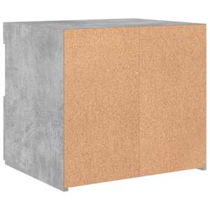 Noční stolek s LED osvětlením šedý sonoma 50 x 40 x 45 cm - obrázek 10