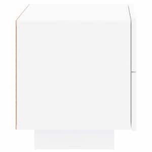 Noční stolek s LED osvětlením bílý 70 x 36 x 40,5 cm - obrázek 8