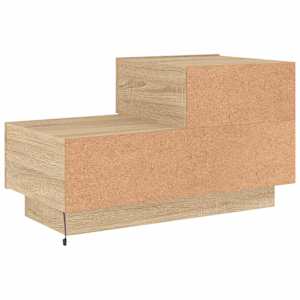 Noční stolek s LED osvětlením dub sonoma 70 x 36 x 40,5 cm - obrázek 9