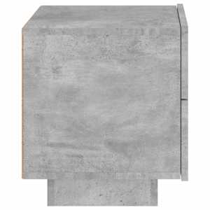 Noční stolek s LED osvětlením betonově šedý 70 x 36 x 40,5 cm - obrázek 8