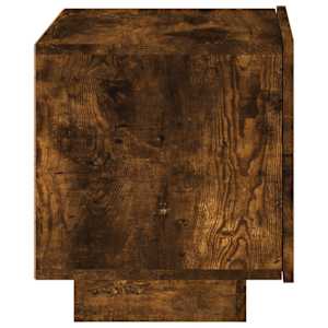Noční stolek s LED osvětlením kouřový dub 70 x 36 x 40,5 cm - obrázek 8