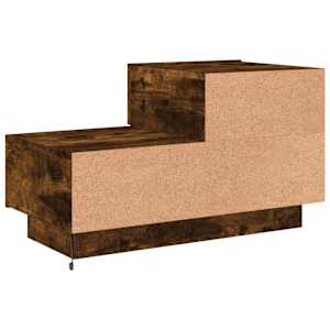 Noční stolek s LED osvětlením kouřový dub 70 x 36 x 40,5 cm - obrázek 9
