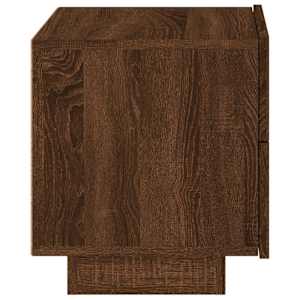 Noční stolek s LED osvětlením hnědý dub 70 x 36 x 40,5 cm - obrázek 8