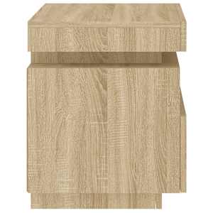 Noční stolek s LED osvětlením dub sonoma 40 x 39 x 48,5 cm - obrázek 8