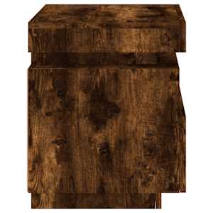 Noční stolek s LED osvětlením kouřový dub 40 x 39 x 48,5 cm - obrázek 8