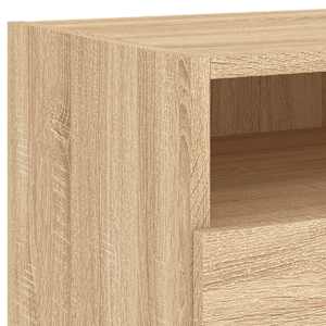 Noční stolek s LED osvětlením dub sonoma 40 x 39 x 37 cm - obrázek 10