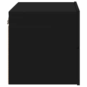 Nástěnné noční stolky s LED osvětlením 2 ks černé - obrázek 9