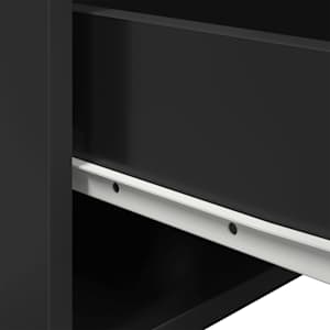 Nástěnné noční stolky s LED osvětlením 2 ks černé - obrázek 14