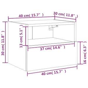 Nástěnné TV skříňky 2 ks bílé 40 x 30 x 30 cm kompozitní dřevo - obrázek 14