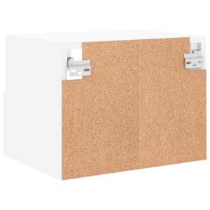 Nástěnné TV skříňky 2 ks bílé 40 x 30 x 30 cm kompozitní dřevo - obrázek 10