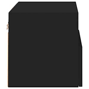 Nástěnná TV skříňka černá 40 x 30 x 30 cm kompozitní dřevo - obrázek 8