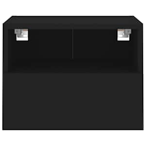 Nástěnné TV skříňky 2 ks černé 40 x 30 x 30 cm kompozitní dřevo - obrázek 8