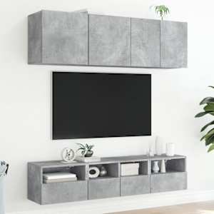 Nástěnná TV skříňka betonově šedá 40x30x30 cm kompozitní dřevo - obrázek 4