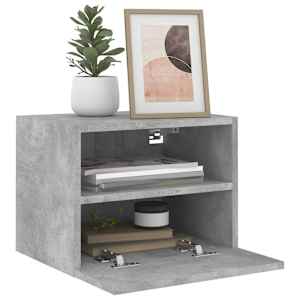 Nástěnná TV skříňka betonově šedá 40x30x30 cm kompozitní dřevo - obrázek 5