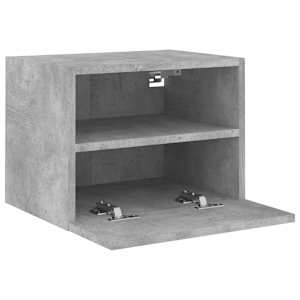 Nástěnná TV skříňka betonově šedá 40x30x30 cm kompozitní dřevo - obrázek 6