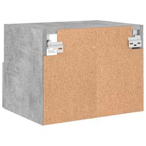 Nástěnná TV skříňka betonově šedá 40x30x30 cm kompozitní dřevo - obrázek 9