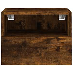 Nástěnná TV skříňka kouřový dub 40x30x30 cm kompozitní dřevo - obrázek 7