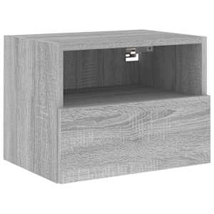 Nástěnné TV skříňky 2 ks šedé sonoma 40 x 30 x 30 cm kompozit - obrázek 6