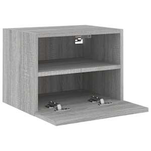 Nástěnné TV skříňky 2 ks šedé sonoma 40 x 30 x 30 cm kompozit - obrázek 7