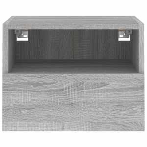 Nástěnné TV skříňky 2 ks šedé sonoma 40 x 30 x 30 cm kompozit - obrázek 8