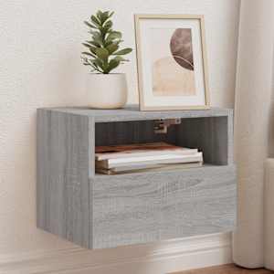 Nástěnné TV skříňky 2 ks šedé sonoma 40 x 30 x 30 cm kompozit - obrázek 1