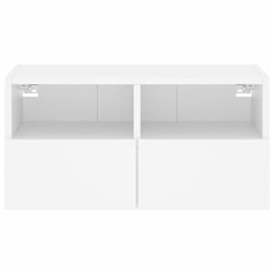 Nástěnná TV skříňka bílá 60 x 30 x 30 cm kompozitní dřevo - obrázek 8