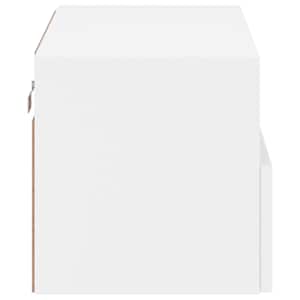 Nástěnná TV skříňka bílá 60 x 30 x 30 cm kompozitní dřevo - obrázek 9