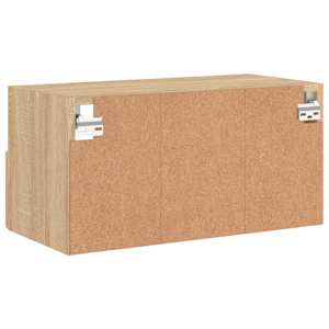 Nástěnná TV skříňka dub sonoma 60 x 30 x 30 cm kompozitní dřevo - obrázek 10